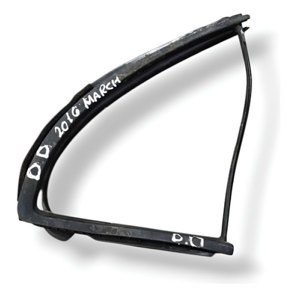 Borracha Vidro Vigia Dianteiro Direito Nissan March 2016 - Azul