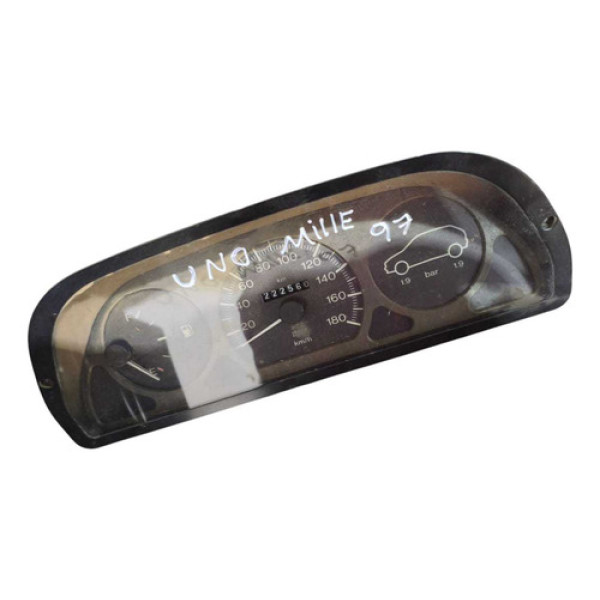 Painel Instrumentos Fiat Uno Mille 1997 1998 1999 2000 2001  Preto