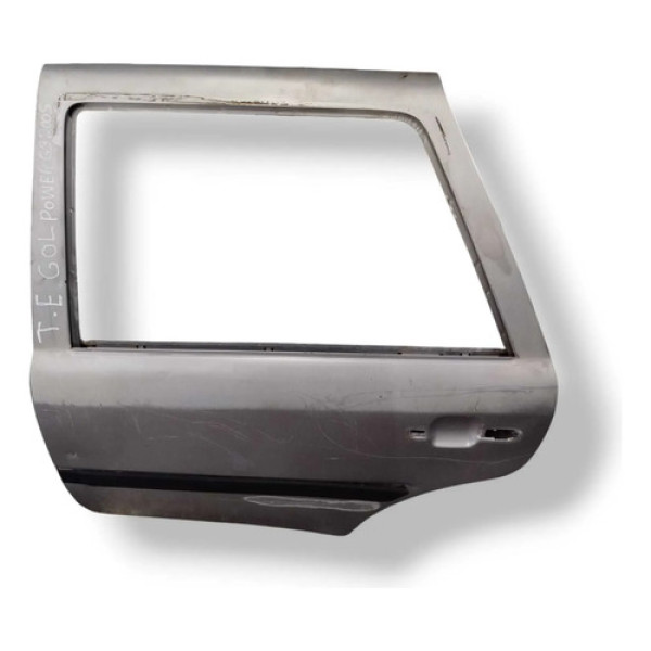 Porta Traseira Esquerda Volkswagen Gol G3 2001/2006 Detalhe Traseira Esquerda Prateado
