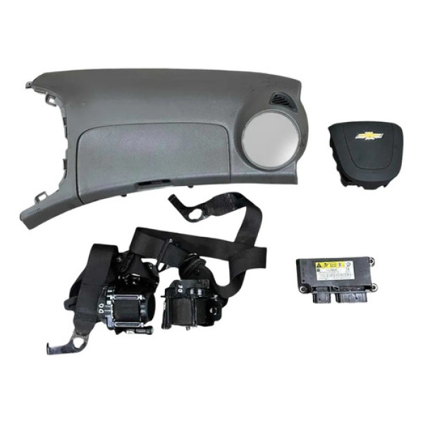 Kit Airbag Chevrolet Sonic Sedán 1.6 2012 2013 2014 2015 Preto