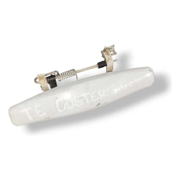 Maçaneta Externa Traseira Esquerda Renault Duster 2014 2015 Branco Traseira