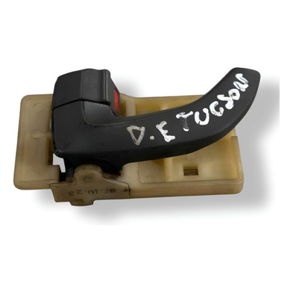  Puxador Maçaneta Interna Dianteiro Esquerdo Tucson 2008 Preto Dianteira
