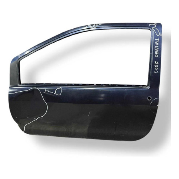 Porta Dianteira Esquerda Renault Twingo 1.0 2001 Detalhe Dianteira Esquerda Azul