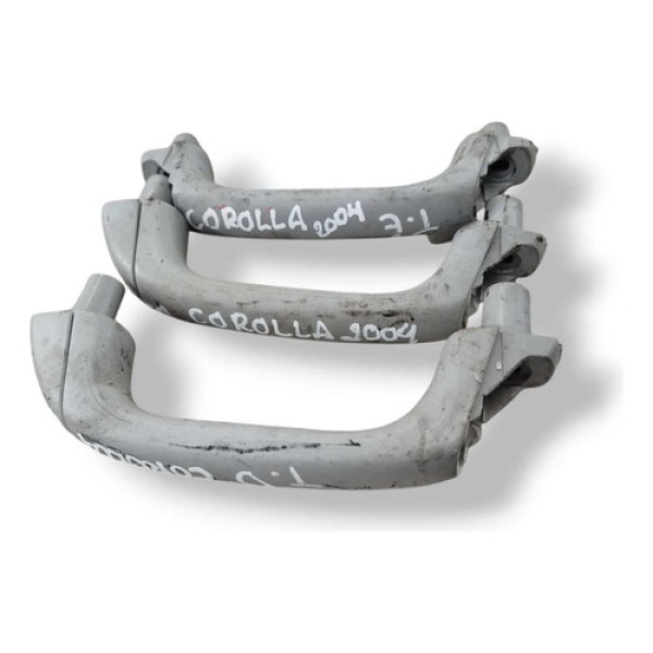 Trio Alças Teto Toyota  Corolla 1.8 2004 2005 2006 2007 2008 Cinza