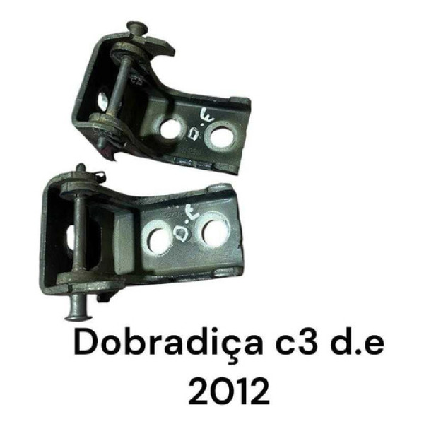 Par Dobradiça Porta Dianteira Esquerda Citroën C3 1.4 2012