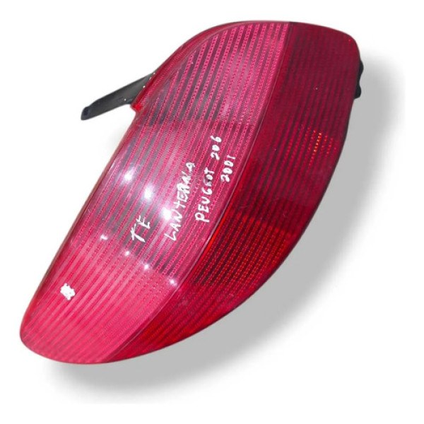 Lanterna Esquerda Peugeot 206 1999 2000 2001 2002 - 2531g Esquerdo/motorista Vermelho