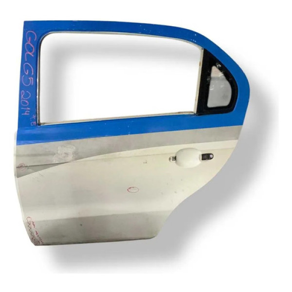 Porta Traseira Esquerda Volkswagen Gol G5 2014 2015 Detalhe Traseira Esquerda Branco