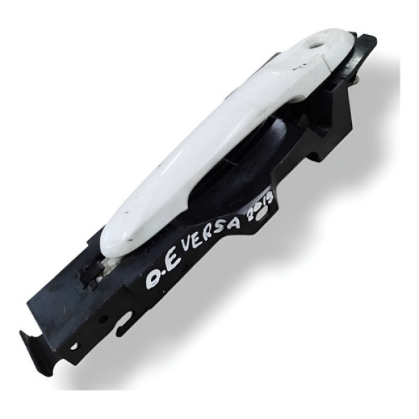 Maçaneta Porta Dianteira Esquerda Nissan Versa 1.6 S 2020 Branco