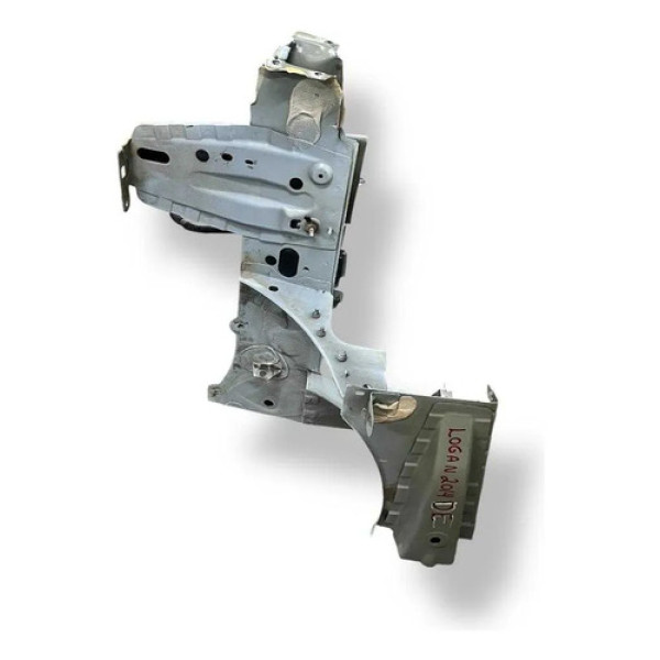 Ponta Longarina Dianteira Esquerda Renault Logan 2014 2015 Cinza