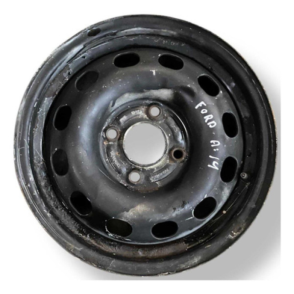 Roda Avulsa Aro14 Ferro Ford Preto