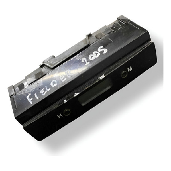 Relogio Digital Central Toyota Fielder 2005 2006 2007 2008 Cinza