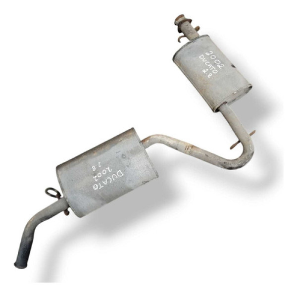 Escapamento Silencioso Ducato 1997 1998 1999 2000 2002 2.8