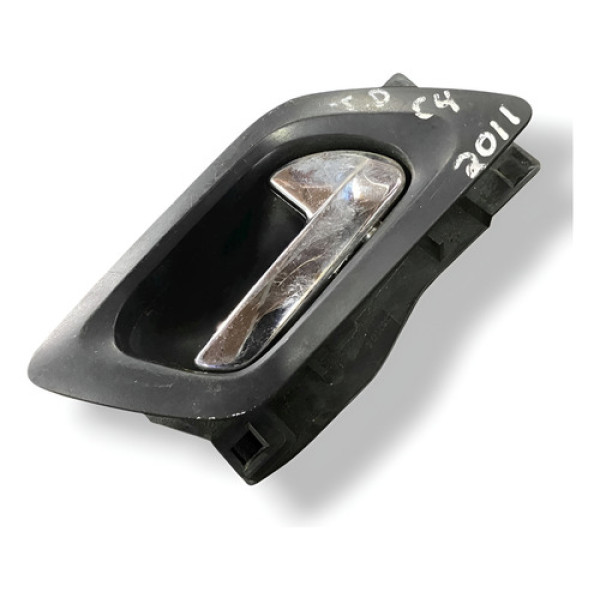 Maçaneta Interna Traseira Direita Citroën C4 2011 100127387 - Preto - Traseira