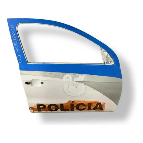 Porta Dianteira Direita Volkswagen Voyage 2014 2015 Dianteira Direita Branco