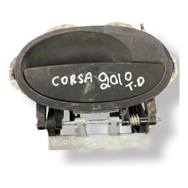Maçaneta Externa Porta Traseira Direita Chevrolet Corsa 2010 Prateado Traseira