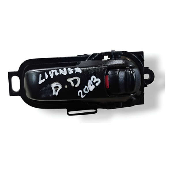 Maçaneta Interna Dianteira Direita Nissan Livina 1.8 2013/14 Preto