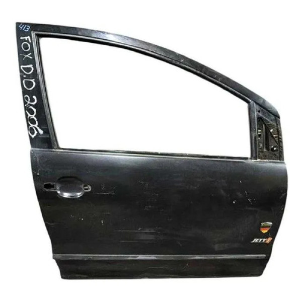 Porta Dianteira Direita Volkswagen Fox 2006 2007 2008 2009 Dianteira Direita Preto