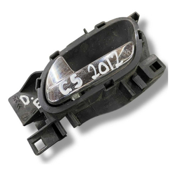 Maçaneta Interna Diant Esquerda Citroën C5 2012 9683446877 Prateado Dianteira