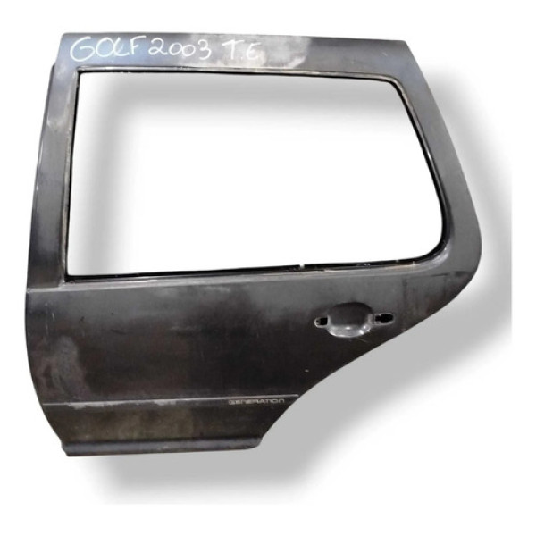 Porta Traseira Esquerda Volkswagen Golf 2002 2003 2004 2005 Traseira Esquerda Cinza