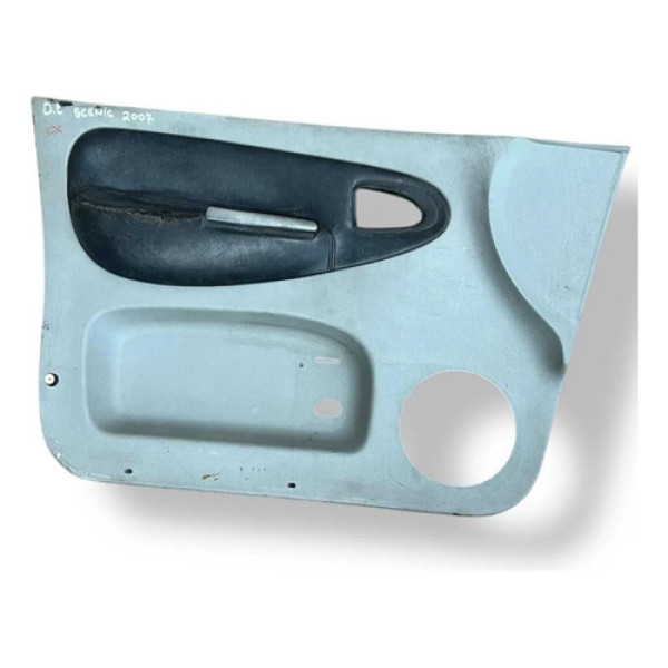 Forro De Porta Dianteira Esquerda Renault Scenic 7702280076 Cinza Claro