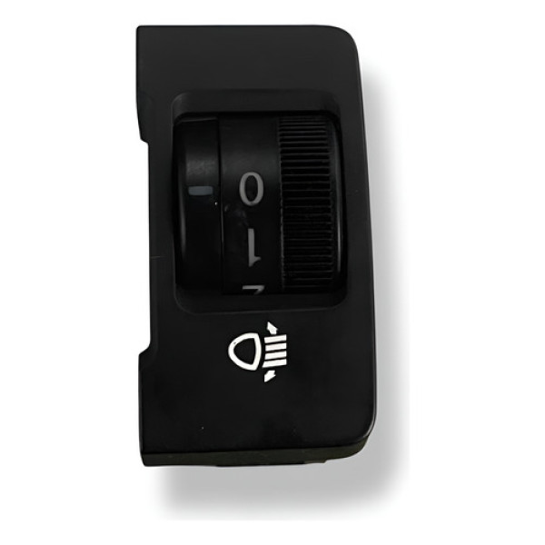 Botão Interruptor Regulagem Farol Jac  T8 2013 2014 2015 Prateado