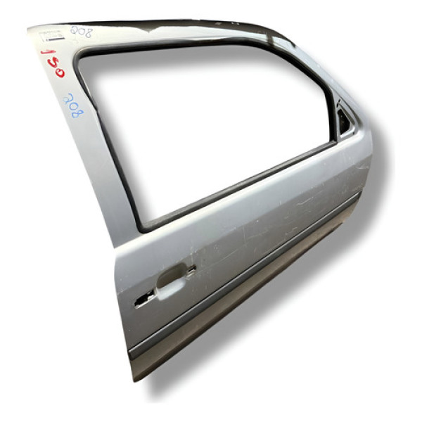 Porta Dianteira Direita Peugeot 208 2006 2007 2008 2009 Direita Prateado Dianteira