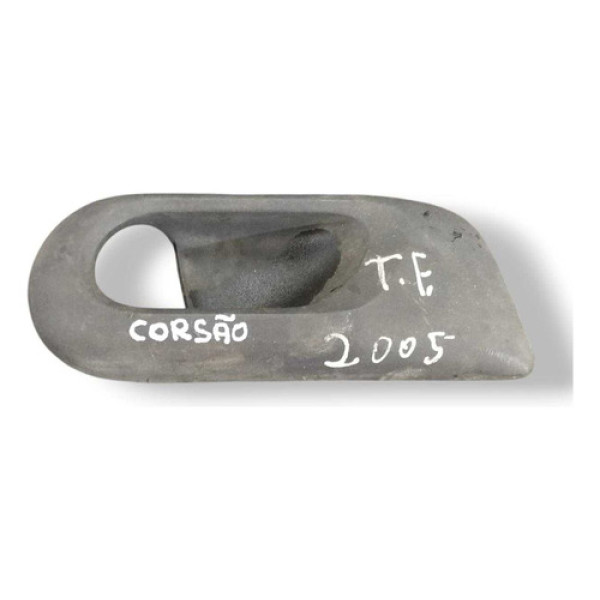 Moldura Maçaneta Interna Tras Esquerda Corsa 2008 09116493 Preto Traseira