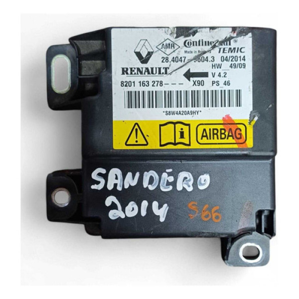 Modulo Air Bag Renault Sandero Logan 2007 A 2014 8201163278