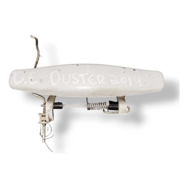 Maçaneta Externa Dianteira Esquerda Renault Duster 2014 Branco Dianteira