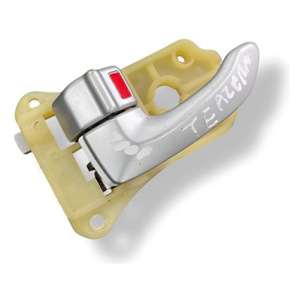 Maçaneta Interna Traseira Esquerda Hyundai Azera 2008 2009 Prateado Traseira