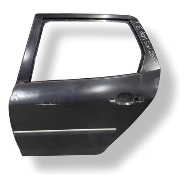  Porta Traseira Esquerda Peugeot 407 Sw 2005 2006 2007 2008  Traseira Esquerda Preto