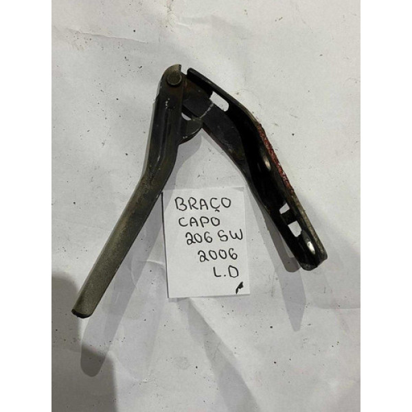 Braço Dobradiça Do Capô Direito Peugeot 206 Sw 2006
