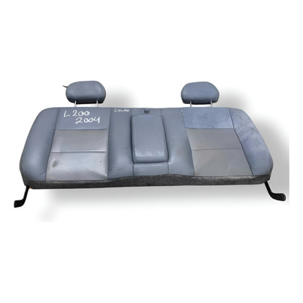 Encosto Banco Traseiro (couro) Mitsubishi L200 2004 Detalhe Preto