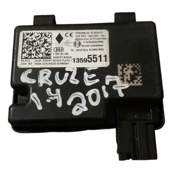Módulo Keyless Cruze 1.4 2017 Turbo 13595511