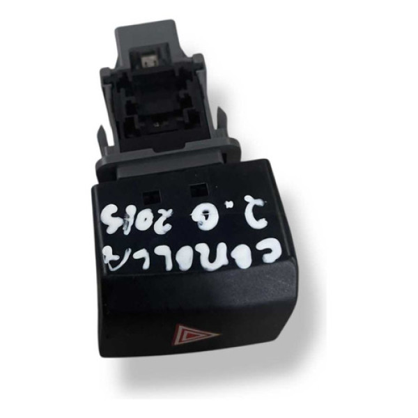 Botão Pisca Alerta Toyota Corolla Xei 2.0 2015/2016 15b424 Preto