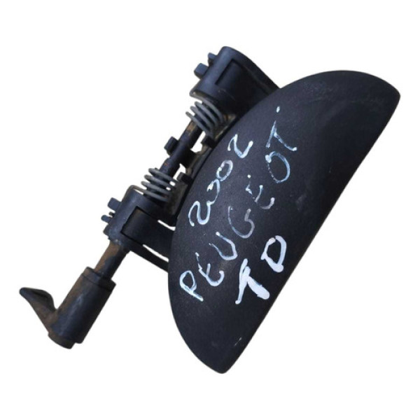 Maçaneta Externa Traseira Direita Peugeot 206 2002 2003 Preto Traseira