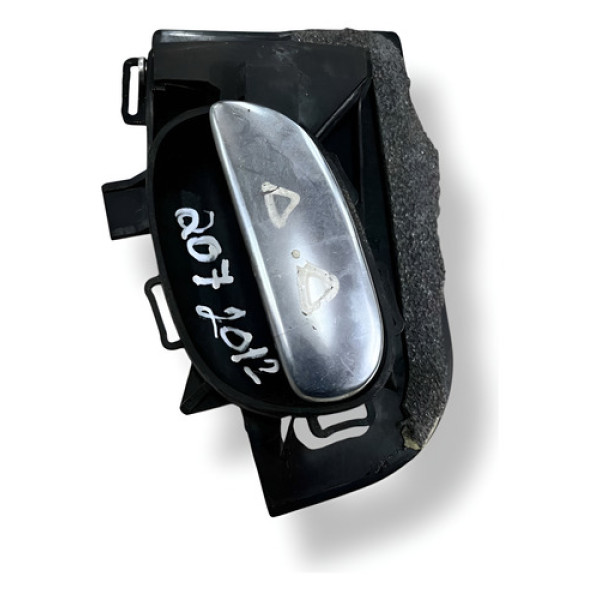 Maçaneta Externa Dianteira Direita Peugeot 207 2010 A 2012 Preto Dianteira