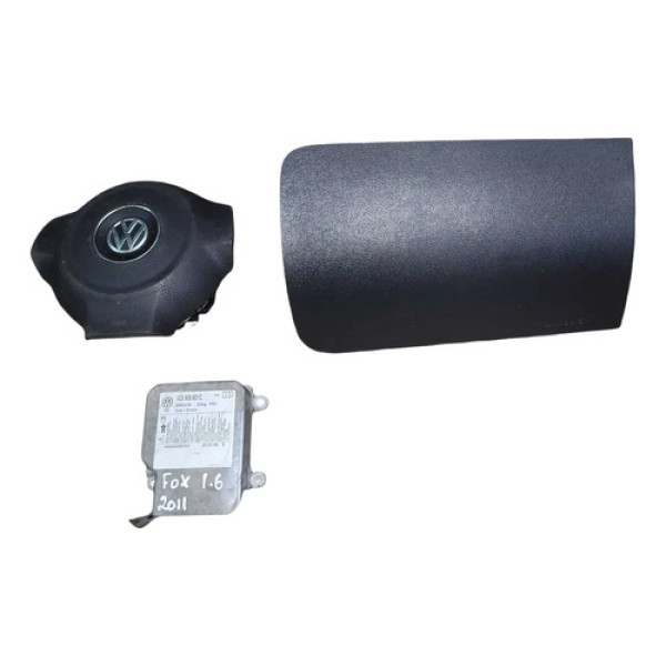 Kit Air Bag 1.6 Volkswagen Fox 2011 2012 2013 2014 2015 2016 Preto