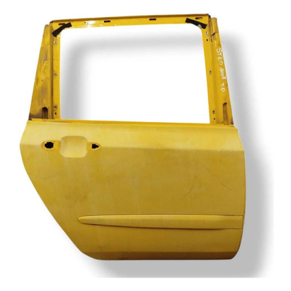 Porta Traseira Direita Fiat Stilo 2004 2005 2006 2007 2008 Traseira Direita Amarelo