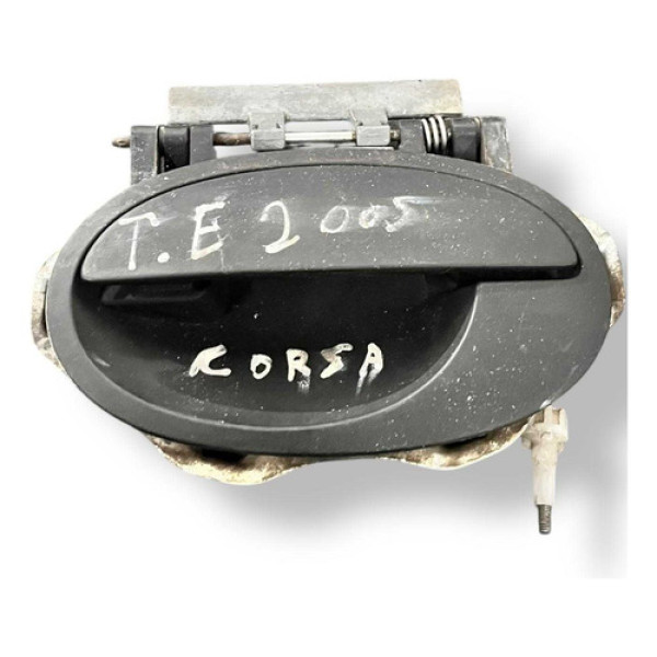 Maçaneta Externa Traseira Esquerda Chevrolet Corsa 2004 2005 Bege Traseira