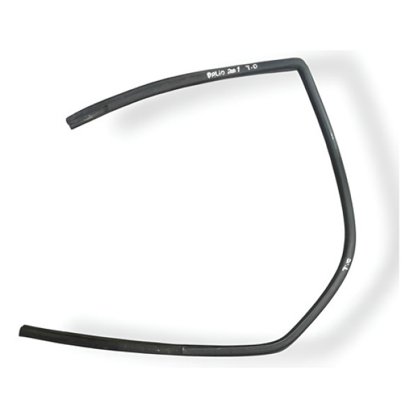 Canaleta Vidro Porta Traseira Direita Fiat Palio   000/2001 Preto