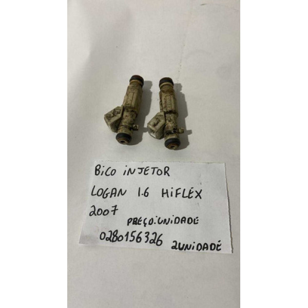 Bico Injetor Logan 1.6 2007 0280156326 Hiflex Testado Unidad