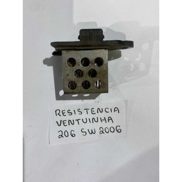 Resistencia Da Ventoinha Radiador Peugeot  206 Sw 1.4 2006
