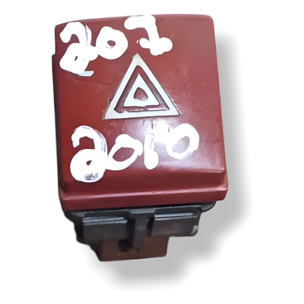 Botão Pisca Alerta Peugeot 207 Escapade 1.6 2009 96472122kr - Vermelho