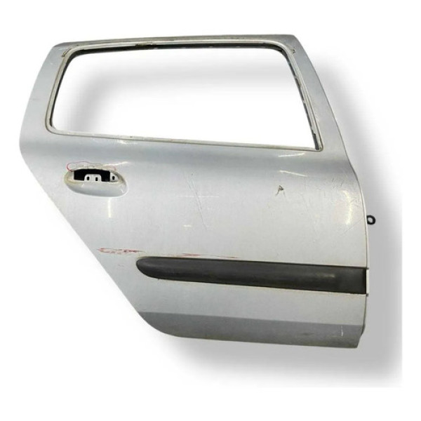 Porta Traseira Direita  Renault Clio Sedan 2007 Com Detalhe Traseira Esquerda Branco