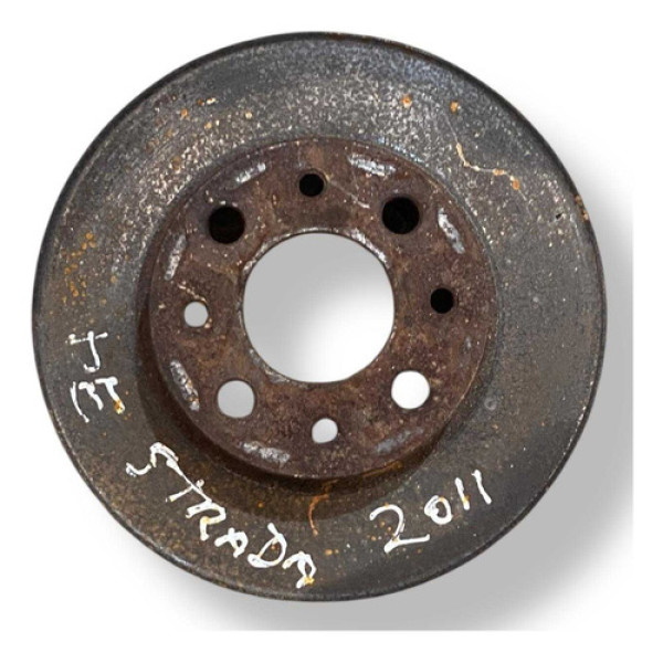 Disco Freio Dianteiro Esquerdo Fiat Strada 1.4 2011 Manual