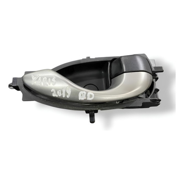 Maçaneta Interna Dianteira Direita Renault Sandero 2021 2022 Cinza Dianteira