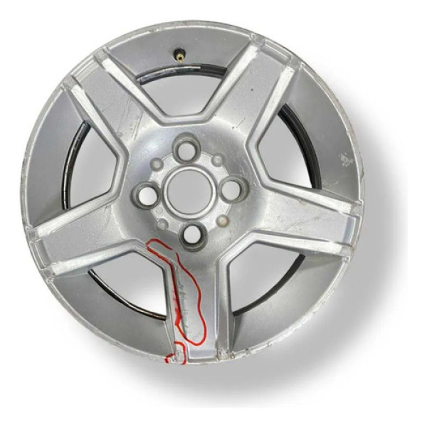 Roda Ferro Aro 15 Ford Ecosport Focus Detalhe Prateado