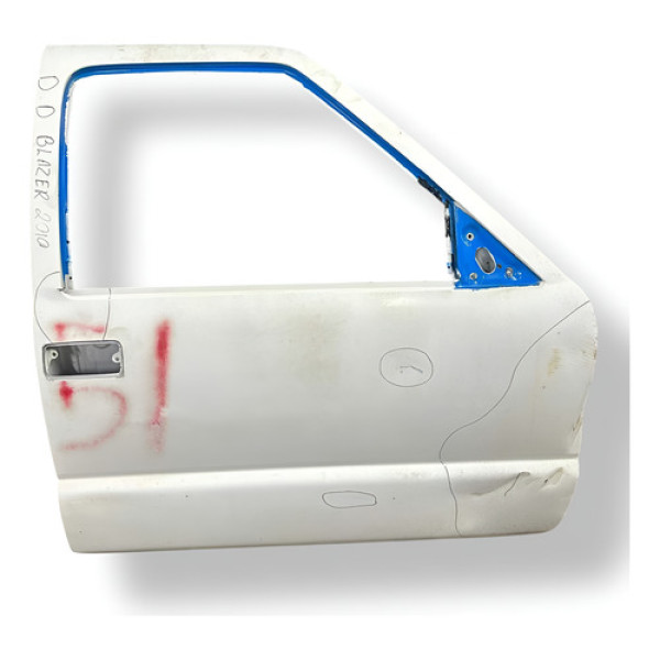 Porta Dianteira Direita Chevrolet  Blazer 2.4 2008 Detalhe Branco Direita Dianteira