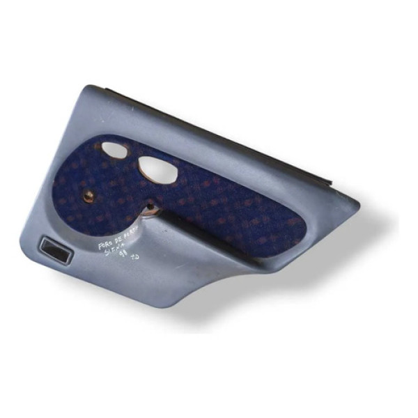 Forro Porta Traseira Direita Fiat Siena 1.0 - 1998 1999 2000 Cinza Com Forro Azul (detalhes Em Vermelho)